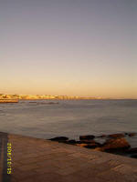 Estoril, cidade entre Cascais e Carcavelos, uma caminhada pela beira mar, ao por-do-sol e uma grande lua cheia