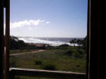 "da janela lateral do quarto de dormir..." essa era a vista da nossa cabana no parque nacional de Santa Teresa/UY maio 2006