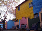 Caminito, bairro colorido, pobre e artistico de Buenos Aires, aqui se instalaram os imigrantes italianos de Gnova e  onde, dizem, que nasceu o Tango!!!