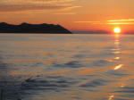 Amanhecer em Lastovo, Croácia agosto 2005