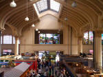 Mercado Municipal, SP - hummmmm!! sanduba de mordatela e pastel de queijo.....