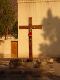 Tilcara, detalhe da saia o Cristo