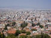 vista do alto, Acropoles, de toda a cidade de Atenas