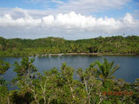 Vista do alto da ilha dos tatus, janeiro de 2009