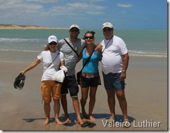 Turma na praia