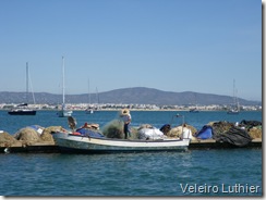 Porto de pesca na Ilha da Culatra