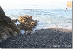 Praia de seixos